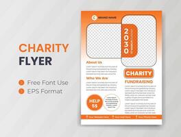 välgörenhet flygblad design och händelse insamlingar baner volontär- reklam affisch mall för företag vektor