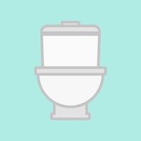 toalett ikon design mall vektor