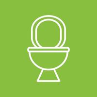 Toilette Symbol Design Vorlage vektor