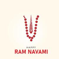 Shree RAM Navami. kreativ RAM Navami Anzeigen, glücklich RAM Navami Tag kreativ Design, 3d Illustration vektor