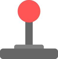 retro spel kontrollant i röd Färg. retro spel kontrollant ikon. vektor