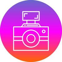 Fotografie Linie Gradient Kreis Symbol vektor