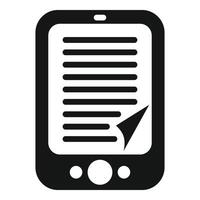 ebook Literatur lernen Symbol einfach . Öffentlichkeit Lehren vektor