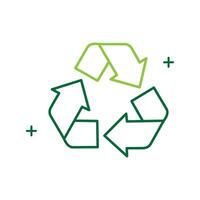 recycelbar Illustration Symbol Design vektor