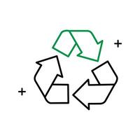 recycelbar Illustration Symbol Design vektor