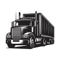 LKW Symbol Illustration Silhouette vektor