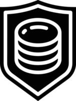 lagring data ikon symbol bild för databas illustration vektor