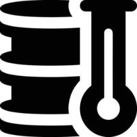 lagring data ikon symbol bild för databas illustration vektor