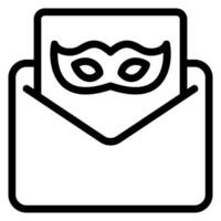 E-Mail-Liniensymbol vektor