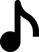 einstellen von Musik- Symbol. Notation unterzeichnen. Musik- Hinweis Symbol. vektor