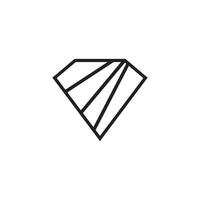 diamant logotyp mall ikon illustration design vektor