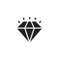 diamant logotyp mall ikon illustration design vektor