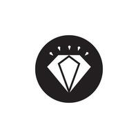 diamant logotyp mall ikon illustration design vektor