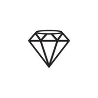 Diamant Logo Vorlage Symbol Illustration Design vektor