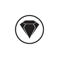 diamant logotyp mall ikon illustration design vektor