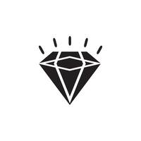 diamant logotyp mall ikon illustration design vektor