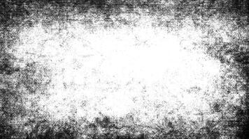 täcka över bedrövad kornig design. illustration av grov, smutsig, kornig stil. vit och svart grunge ram. vektor
