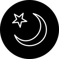 Vektor Crescent Moon-Symbol