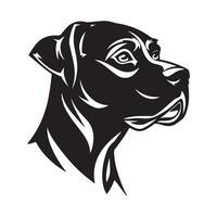 Hund Kopf Logo Design Kunst, Symbole, und Grafik auf Weiß Hintergrund vektor