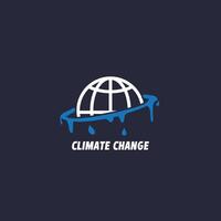 Klima Veränderung Logo vektor