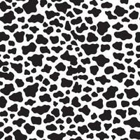abstrakt schwarz und Weiß Dalmatiner Stelle nahtlos Muster vektor