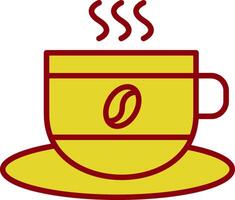 Kaffee Tasse Jahrgang Symbol Design vektor