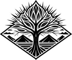 Baum-Symbol-Logo vektor