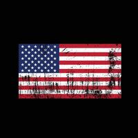 flagga av USA förenad stater av Amerika vektor