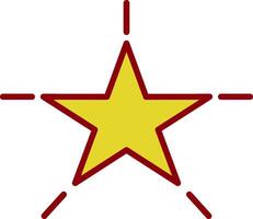 Star Jahrgang Symbol Design vektor