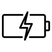 Batteriezeilensymbol vektor