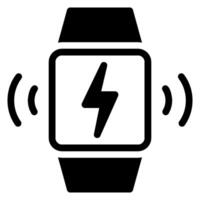 Smartwatch-Glyphen-Symbol vektor