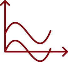 Vinka Diagram årgång ikon design vektor