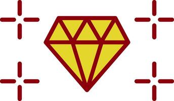 Diamant Jahrgang Symbol Design vektor