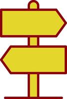 Straße Zeichen Jahrgang Symbol Design vektor