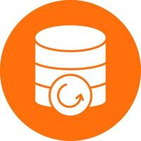 Datenbank Backup multi Farbe Kreis Symbol vektor