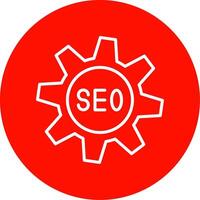 SEO multi Farbe Kreis Symbol vektor