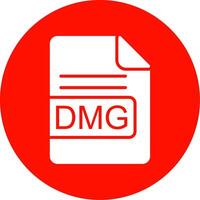 dmg Datei Format multi Farbe Kreis Symbol vektor