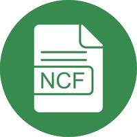 ncf Datei Format multi Farbe Kreis Symbol vektor