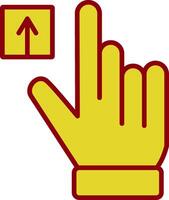Hand Zapfhahn Jahrgang Symbol Design vektor
