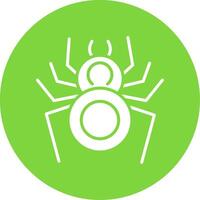 Spinne multi Farbe Kreis Symbol vektor