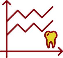 Statistiken Jahrgang Symbol Design vektor