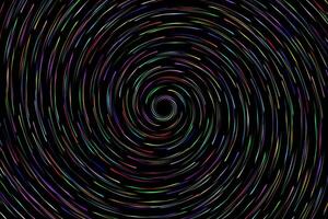 färgrik abstrakt spiral cirkel vågor bakgrund vektor