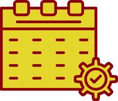 kalender årgång ikon design vektor