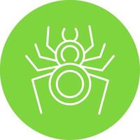 Spinne multi Farbe Kreis Symbol vektor