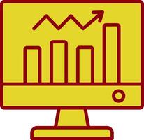 Analytik Jahrgang Symbol Design vektor