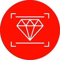 Diamant multi Farbe Kreis Symbol vektor