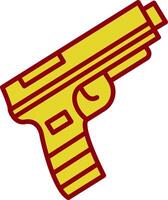 Gewehr Jahrgang Symbol Design vektor