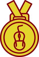 Medaille Jahrgang Symbol Design vektor