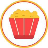 Popcorn eben Kreis Symbol vektor