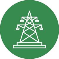 elektrisch multi Farbe Kreis Symbol vektor